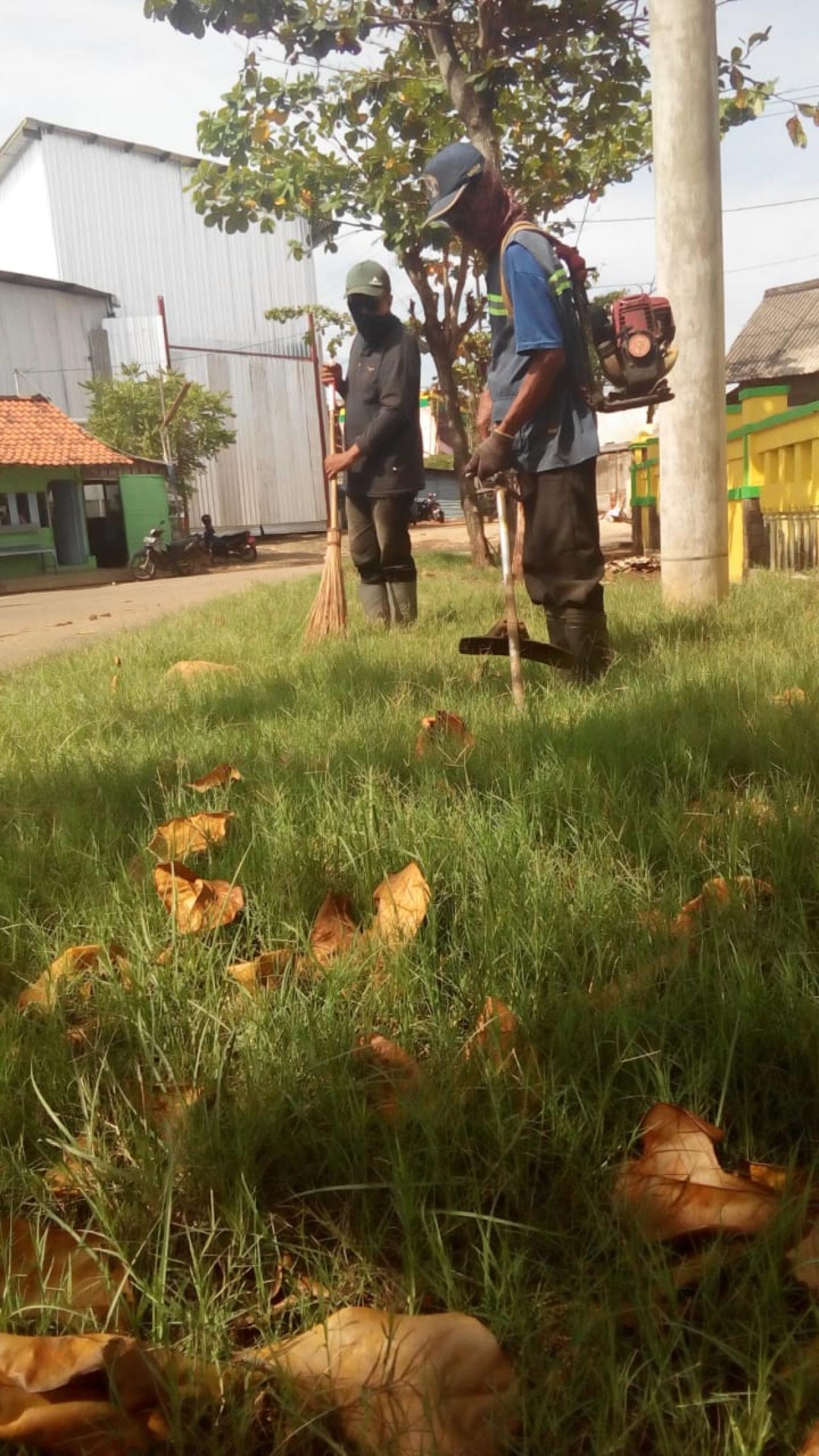 Babat Rumput Di Jalan Yos Sudarso Dinas Pekerjaan Umum Dan Penataan