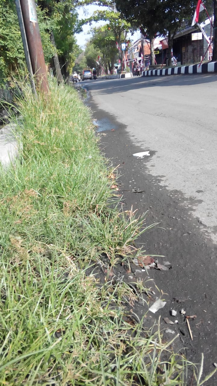 BABAT RUMPUT DI JALAN BINAGRIYA RAYA