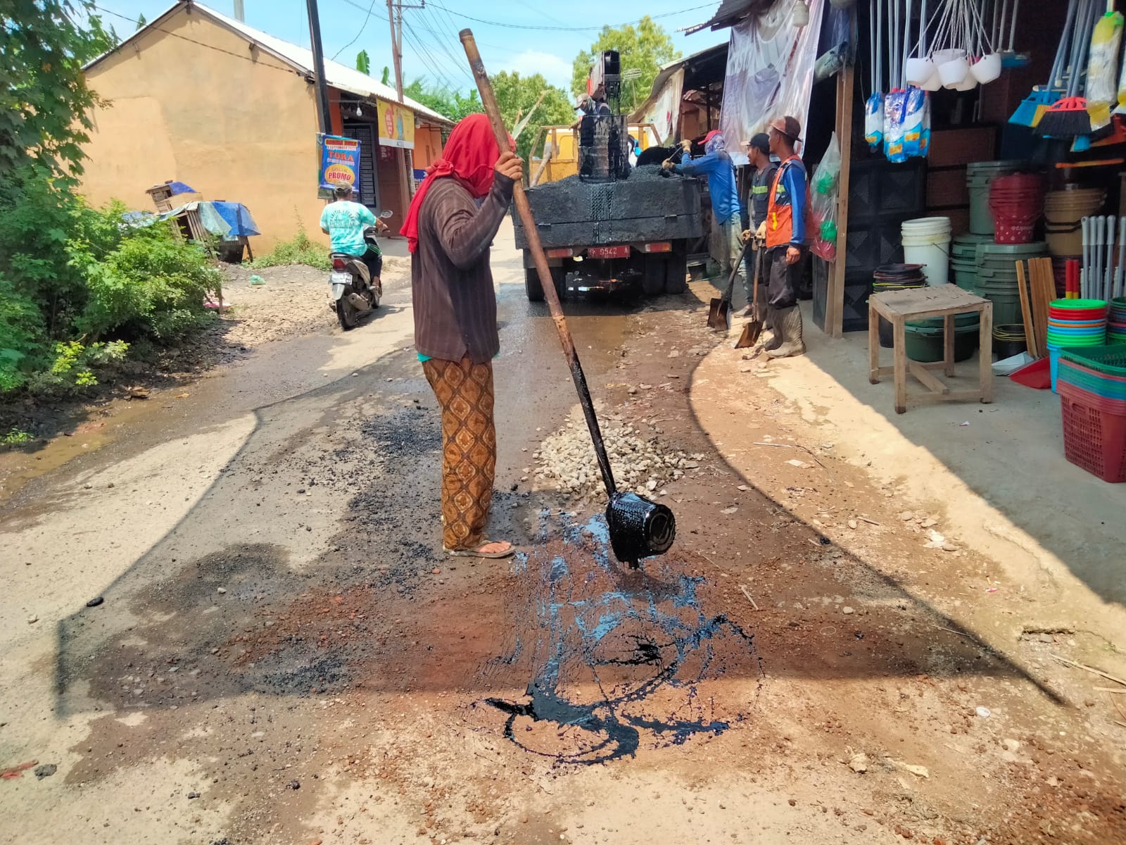 PERAIKAN JALAN PARKIT/ MERPATI