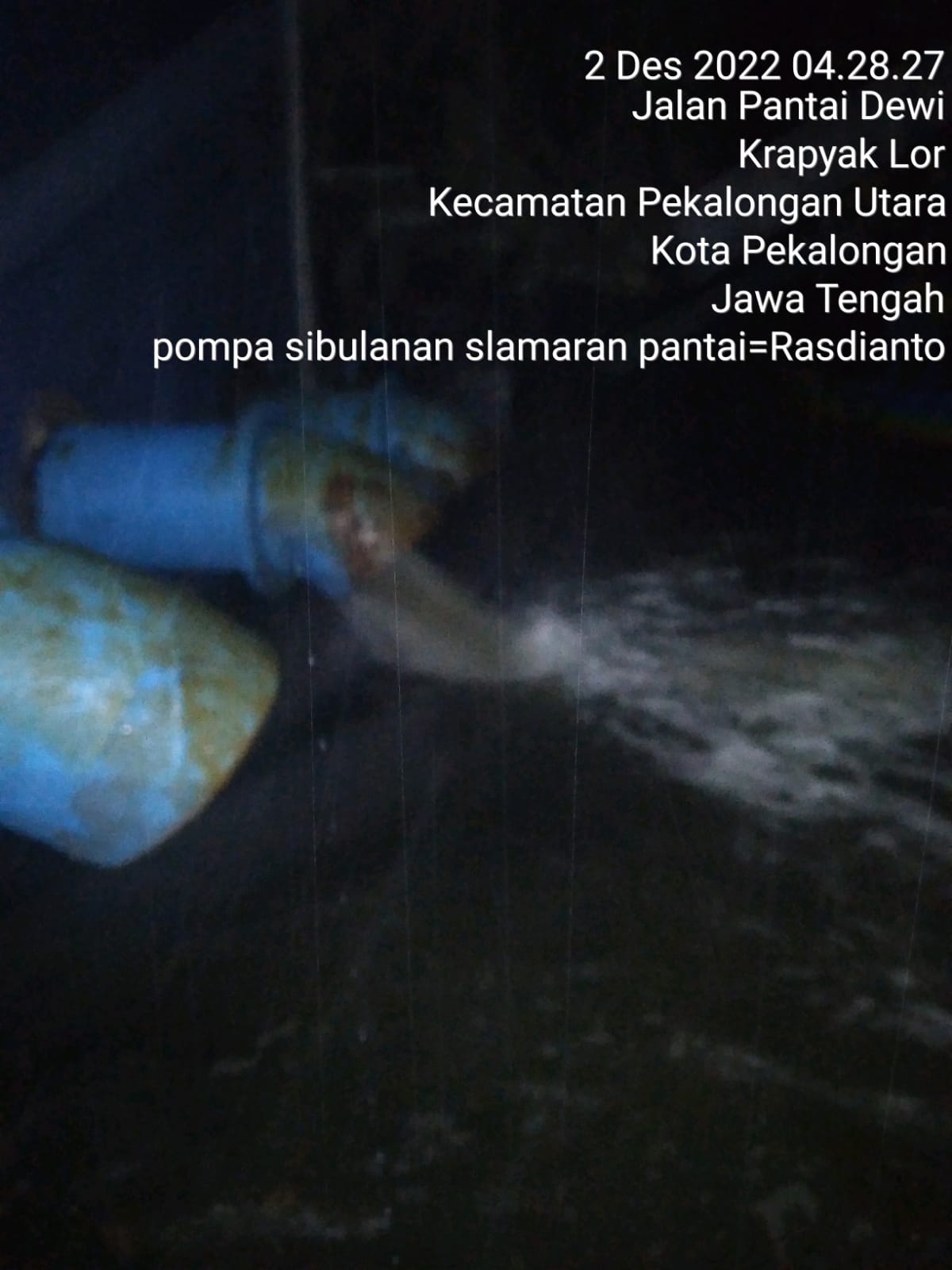  	KONDISI POMPA PENGENDALI BANJIR