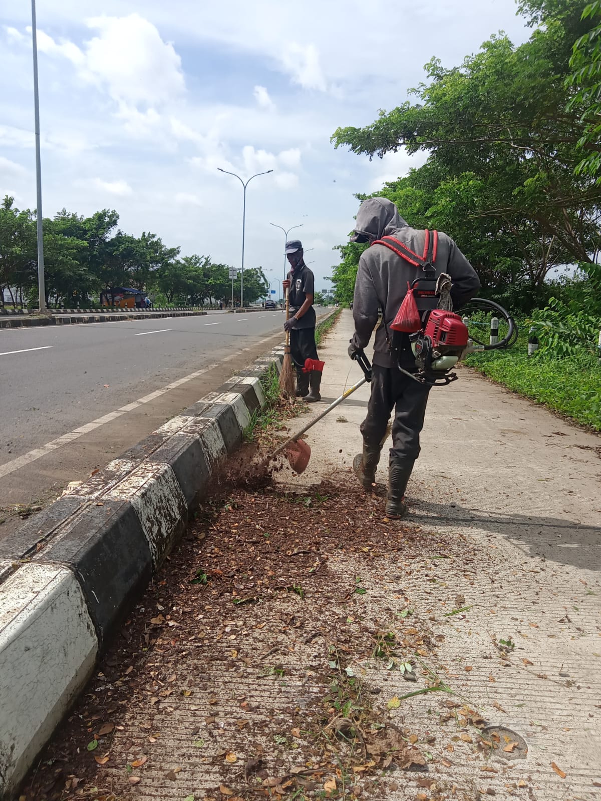 BABAT RUMPUT JALAN ACHMAD ALF ARSLAN DJUNAI