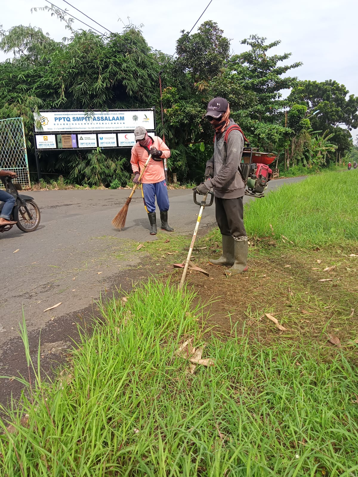 BABAT RUMPUT DI JALAN IR SUTAMI