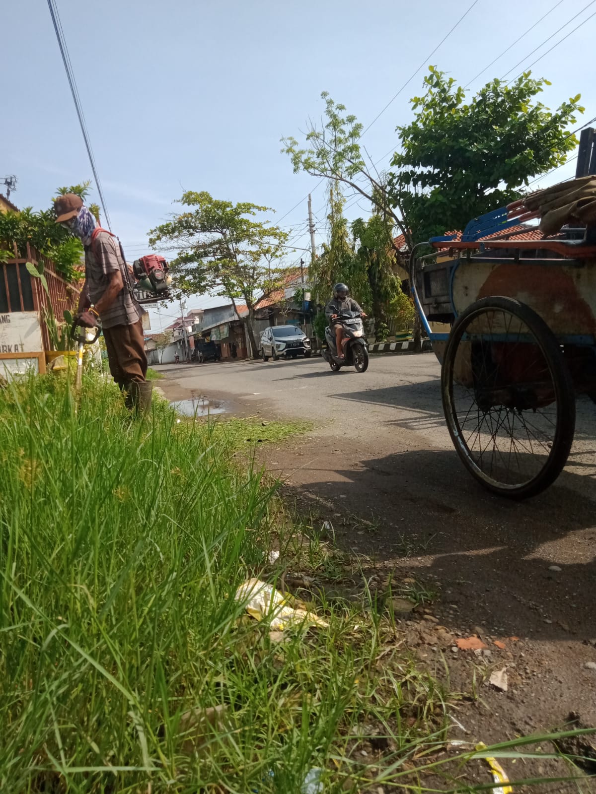 BABAT RUMPUT DI JALAN MERAK
