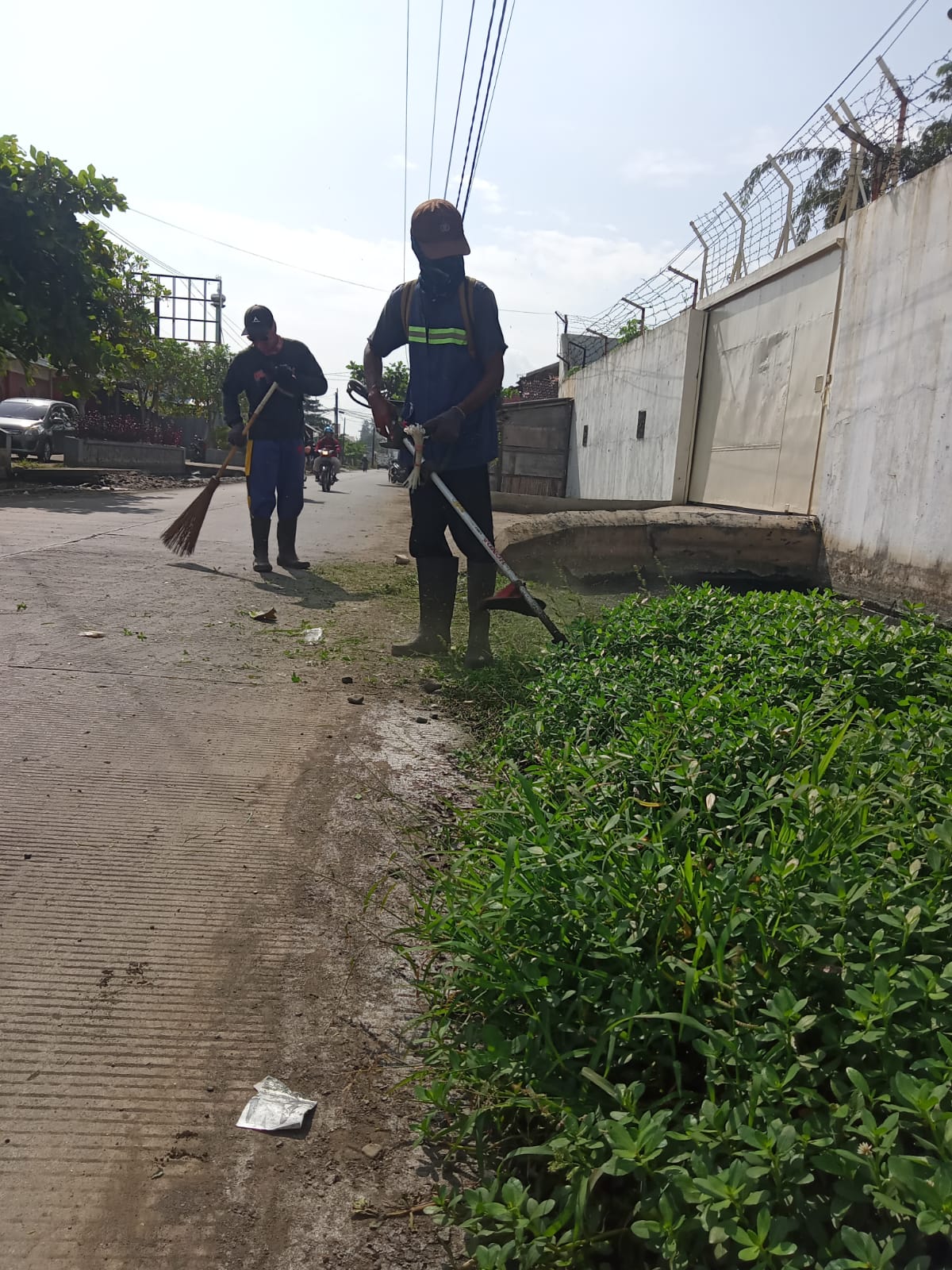 BABAT RUMPUT DI JALAN PATRIOT