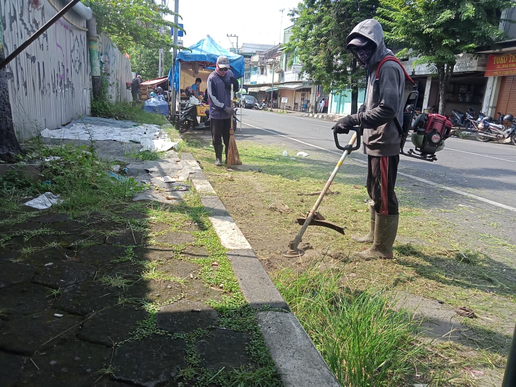 BABAT RUMPUT DI JALAN JERUK