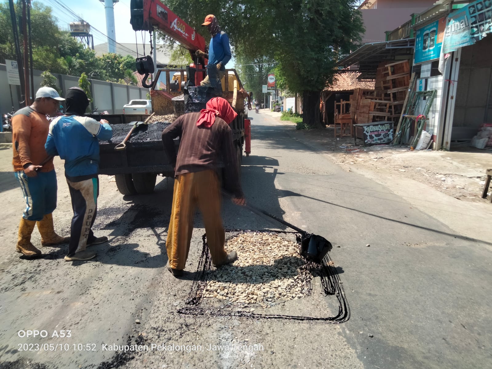 PERBAIKAN JALAN KUSUMA ATMAJA DAN BINAGRIYA 1