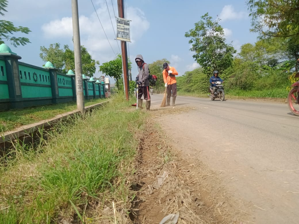 BABAT RUMPUT DI JALAN M. CHAERON