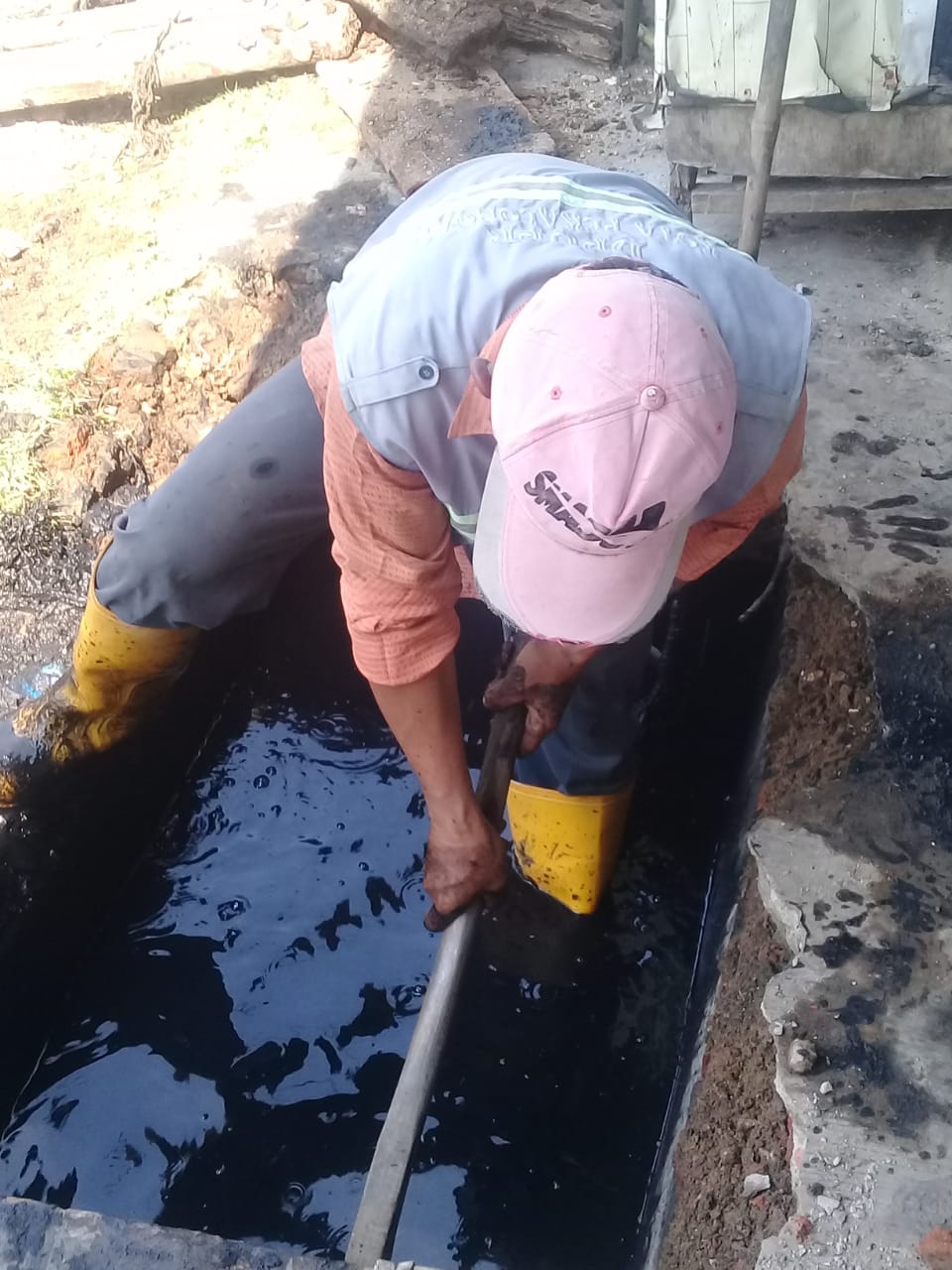 PEMBERSIHAN SALURAN PEMATUS JALAN JALAN SAMUDRA PASAI